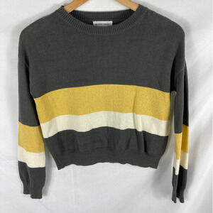 NWT Melrose and Market Girls Stripe Knit Sweater Size Medium 8/10